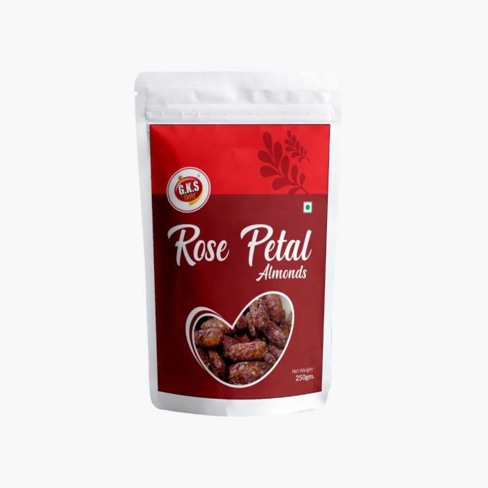 Gks Rose Petal Coated Almond (250Gm)